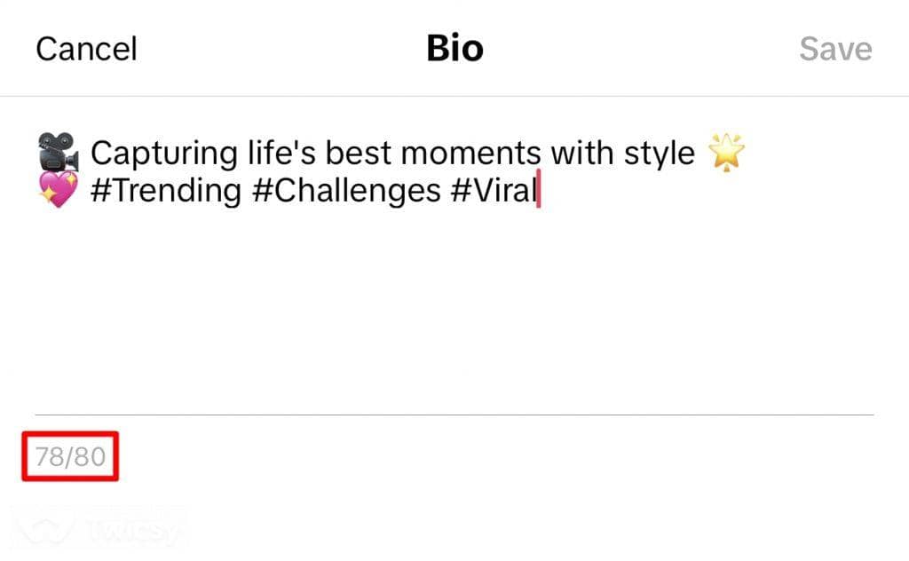 Optimizing Your TikTok Bio — Stick to the Character Limit