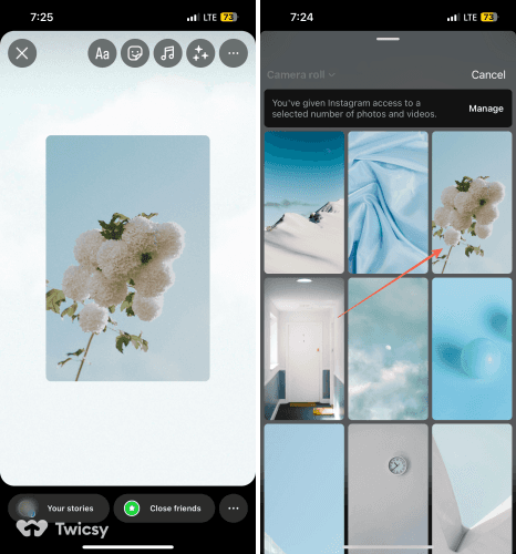 How to Add Multiple Photos to an Instagram Story 5