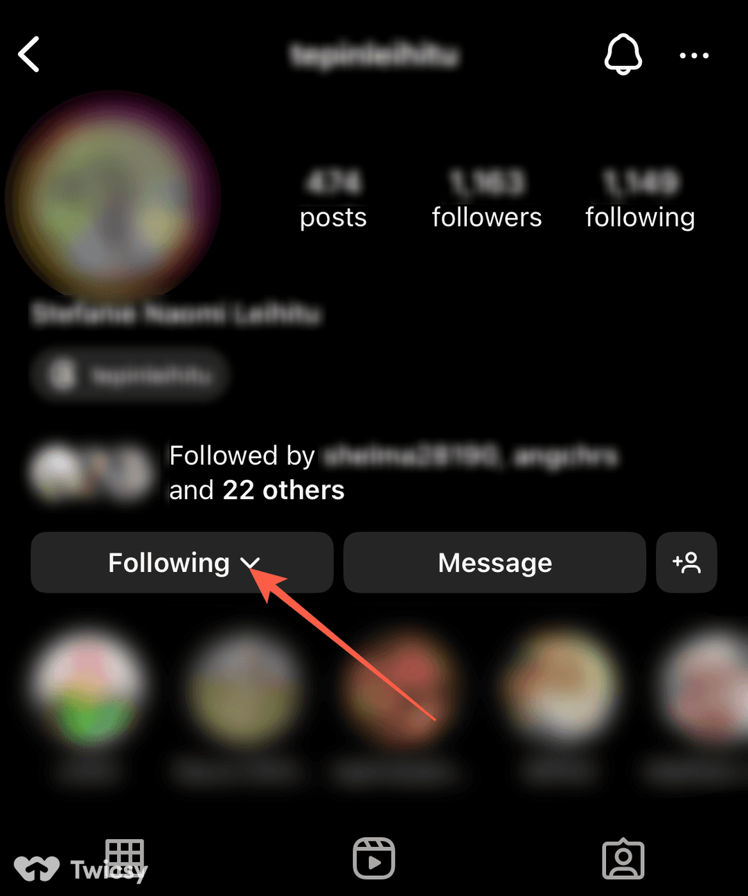 How to MuteUnmute Someone on Instagram 4