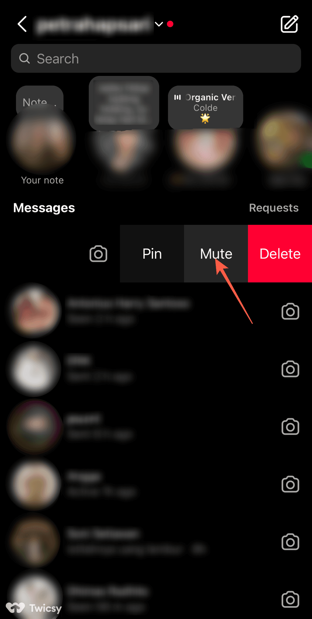 How to MuteUnmute Someone on Instagram 6