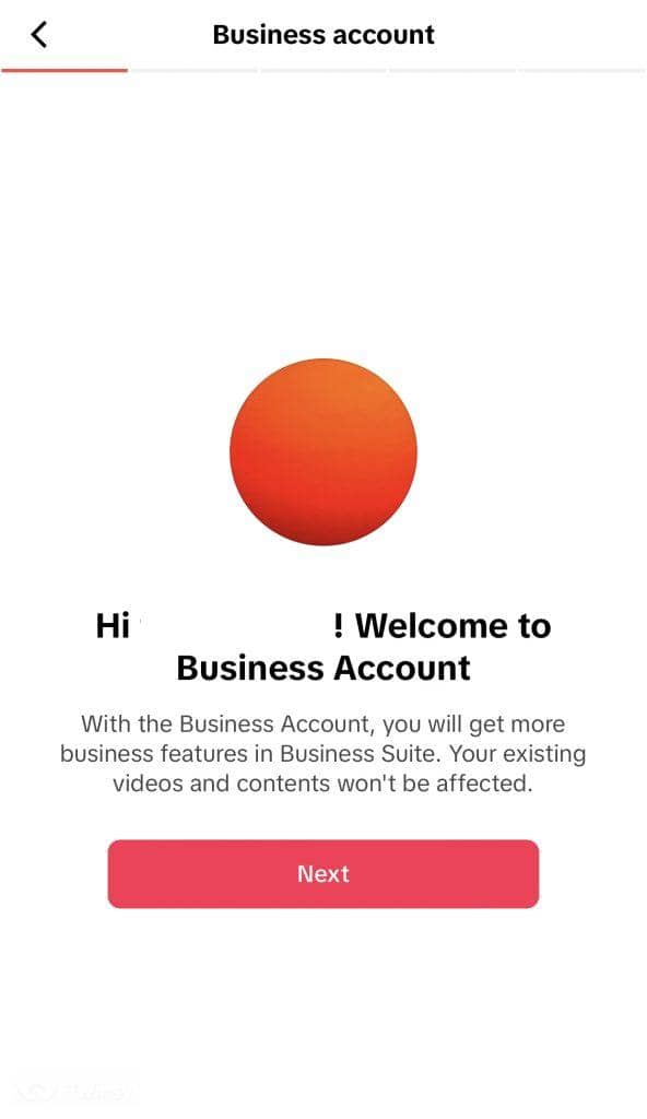 TikTok Business Account