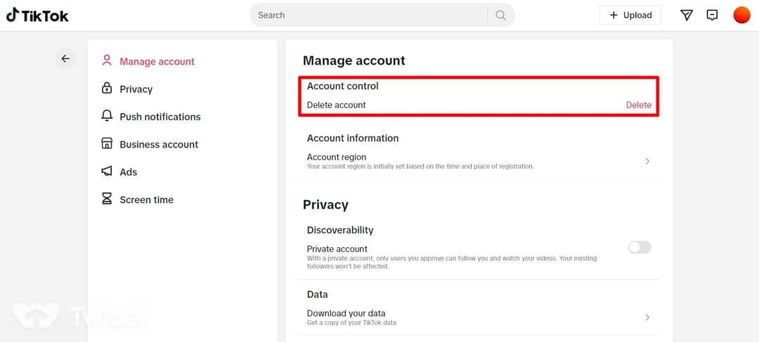 How to Delete Your TikTok Account 2