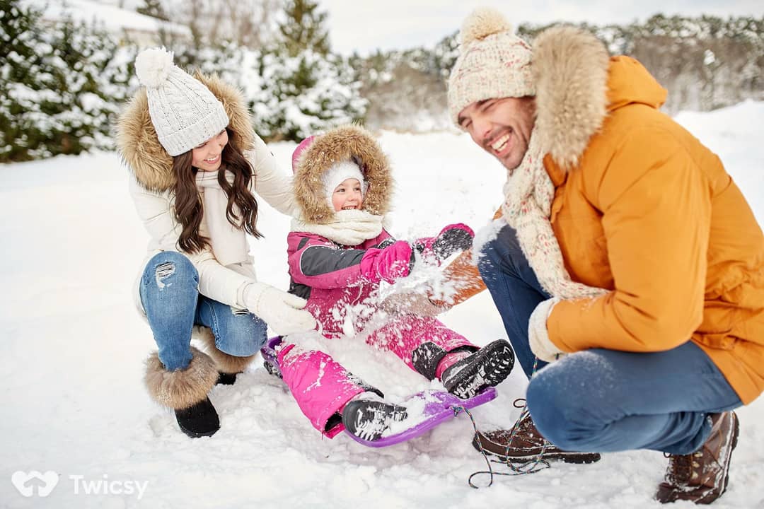 Snow Day Instagram Captions for Families with Little Kids