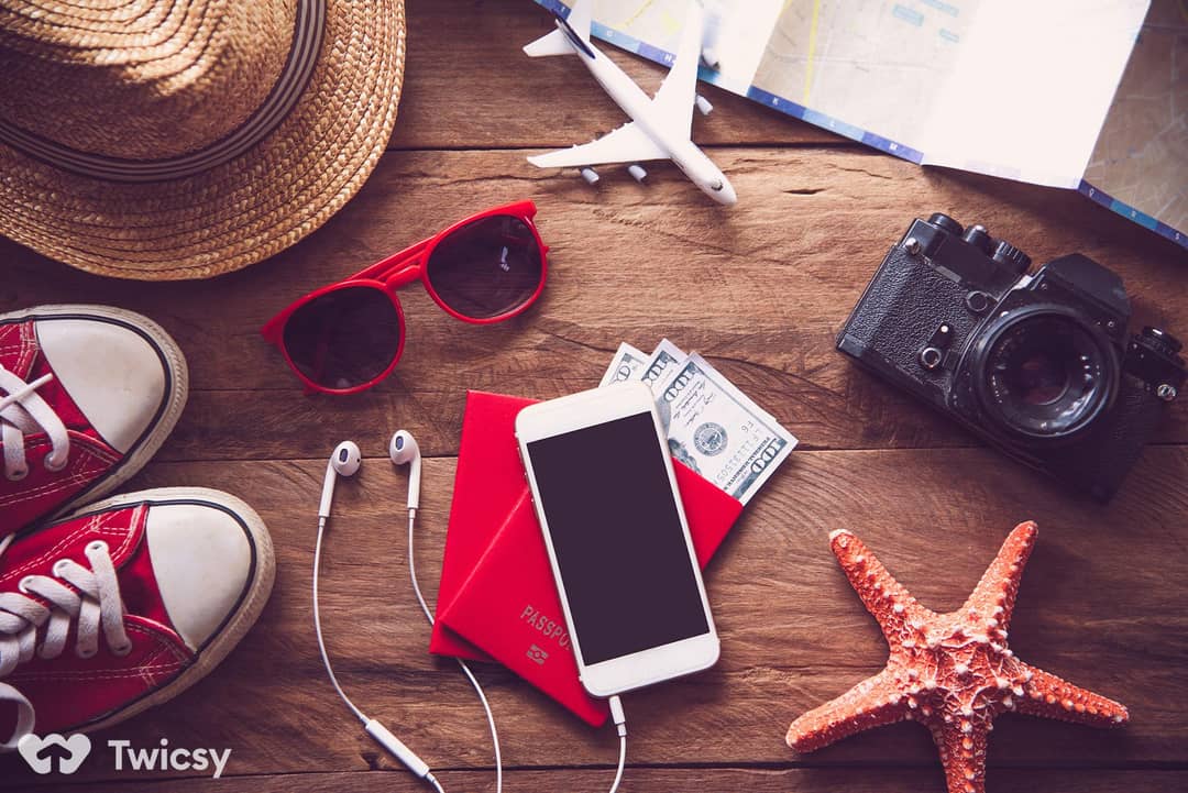 Red Captions for Instagram About Travel