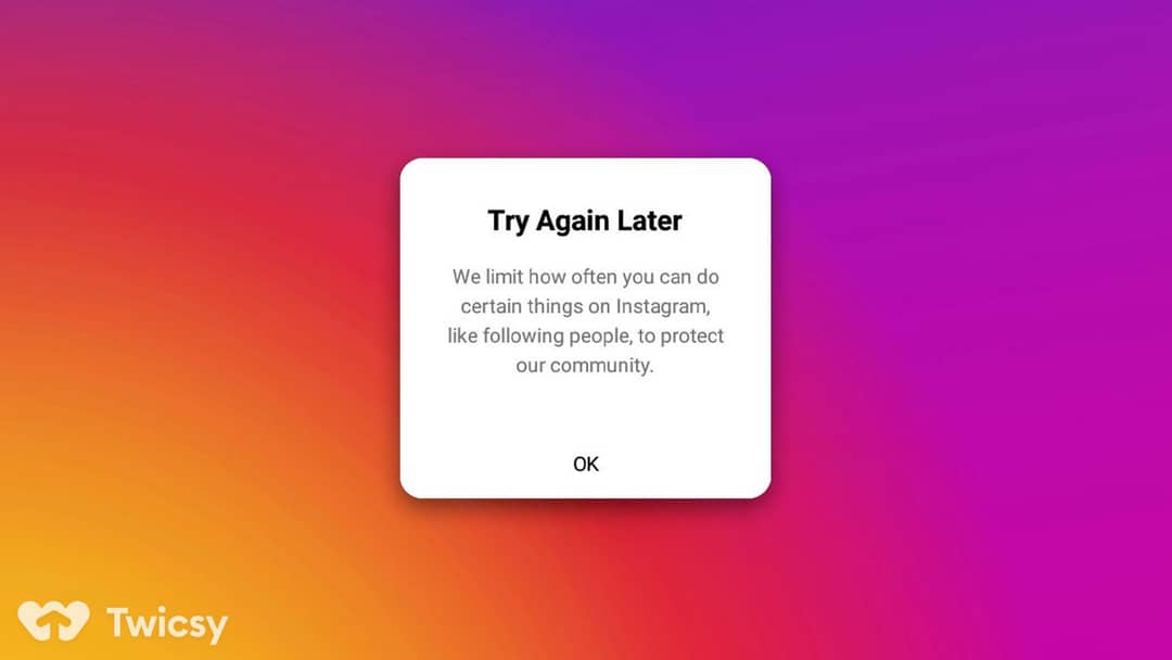 ‘We Limit’ Error Message on Instagram
