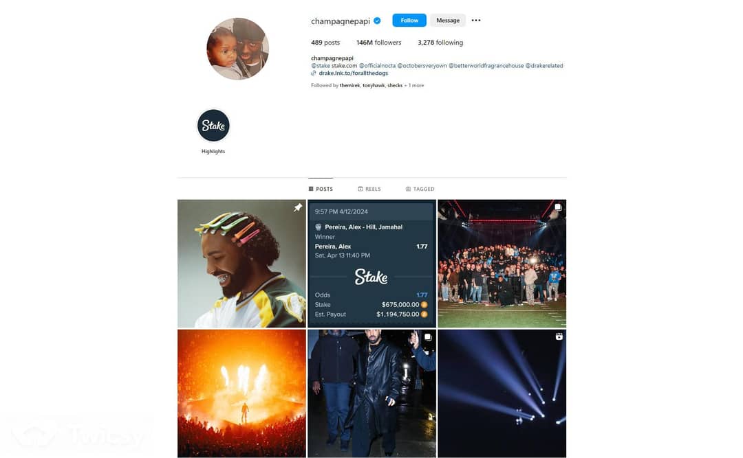 Drake’s Instagram