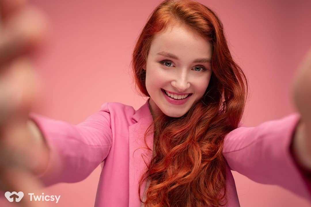 Dyed Red Hair Captions for Instagram