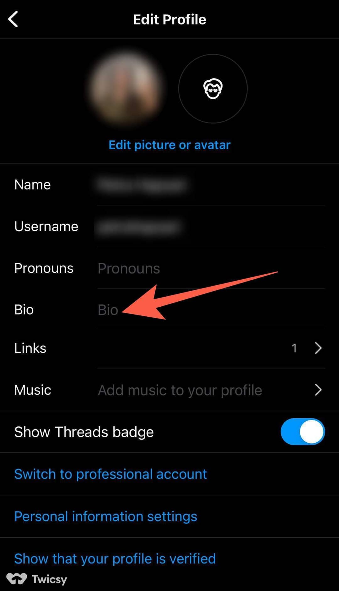 How to Add Instagram Space Captions 2