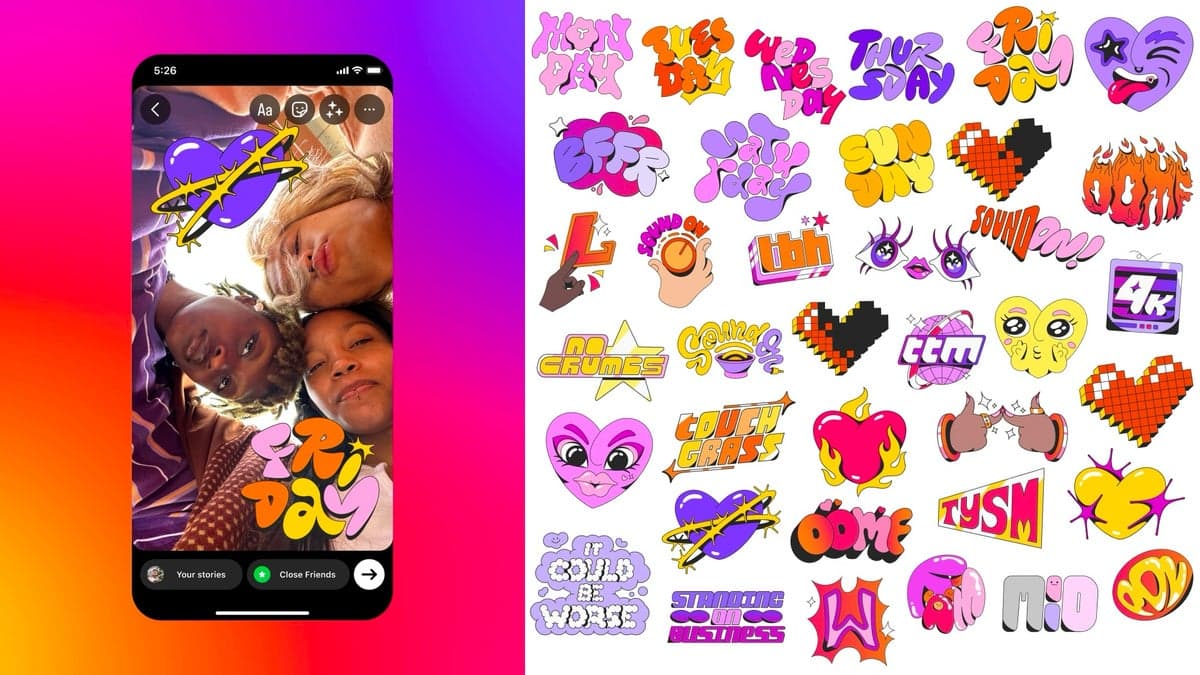 Instagram Introduces New Stickers, Updates ‘Emoji Pong’ Feature