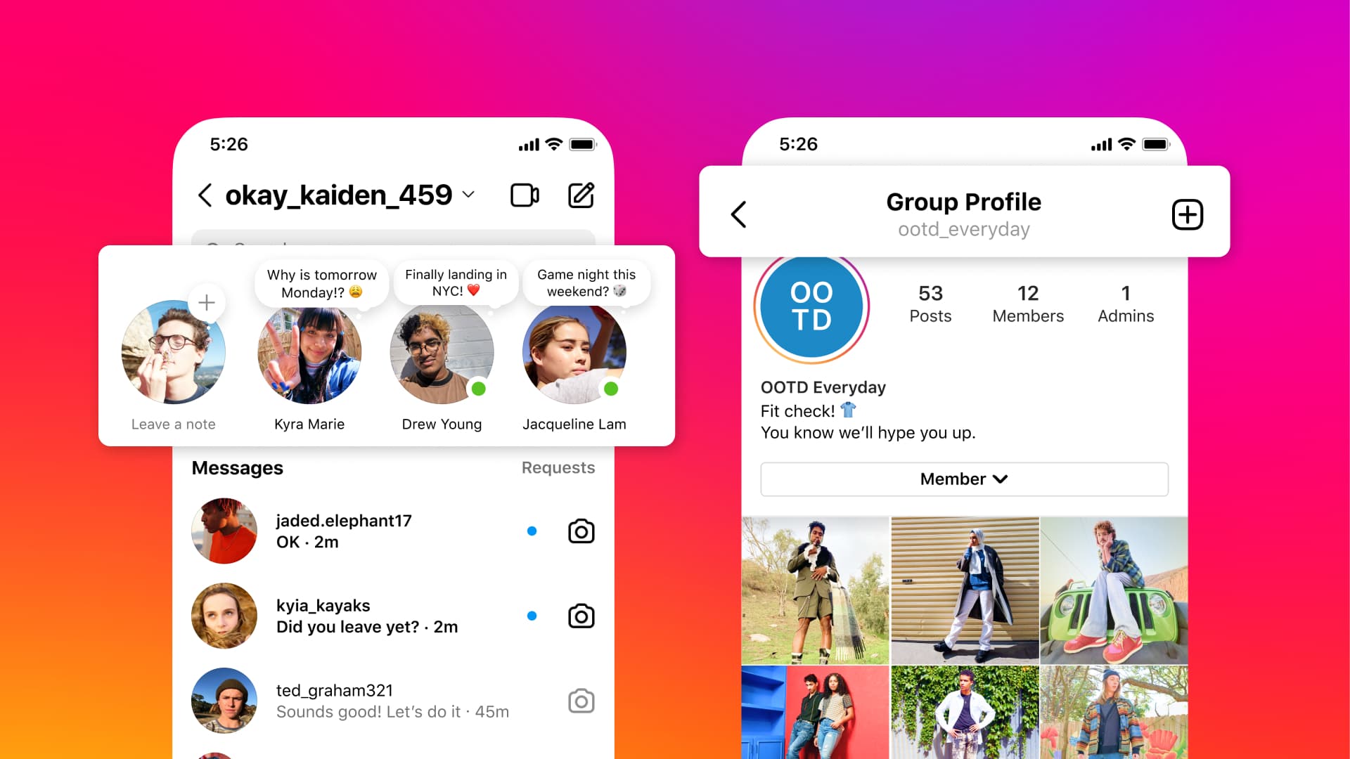 Instagram Releases a Rainbow of Colourful Features to its Notes Tool