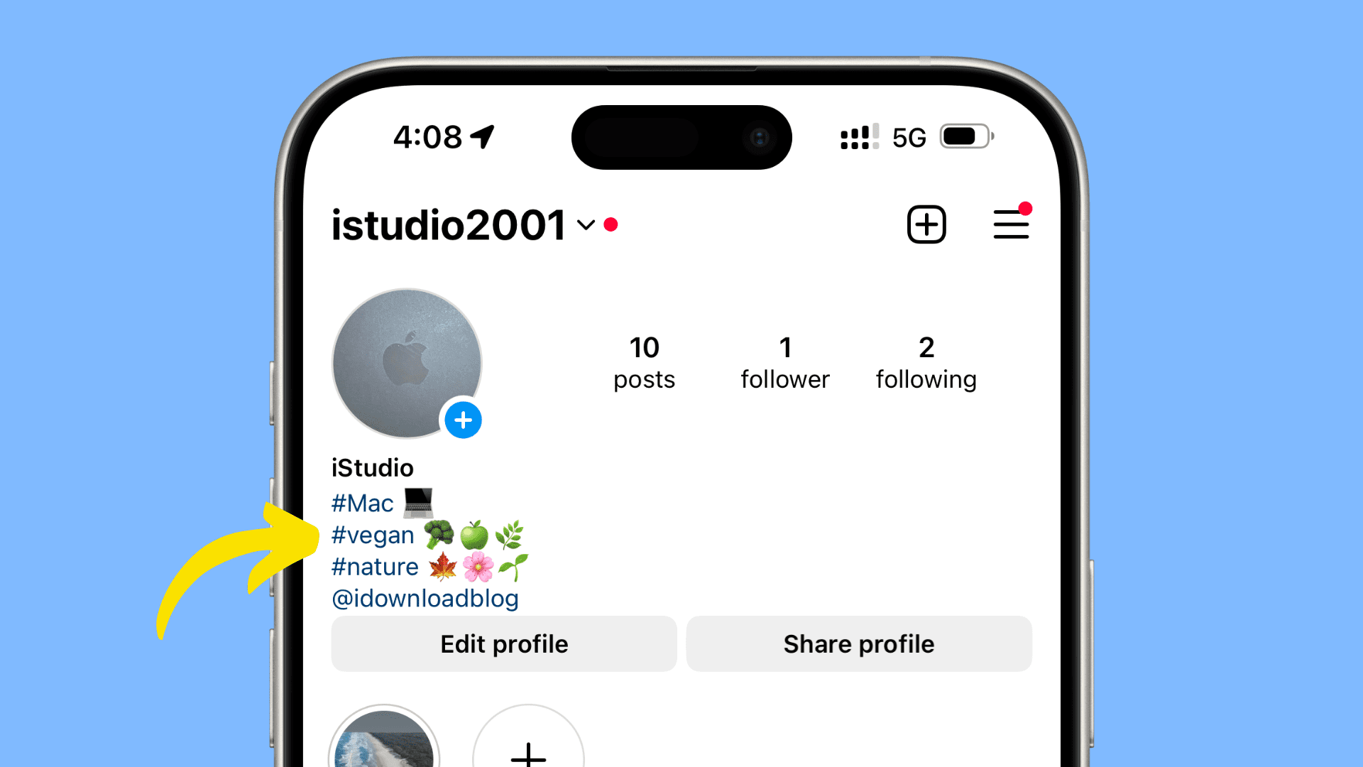 Instagram Users Are Invited to Tag Interests to Their Profile Bio